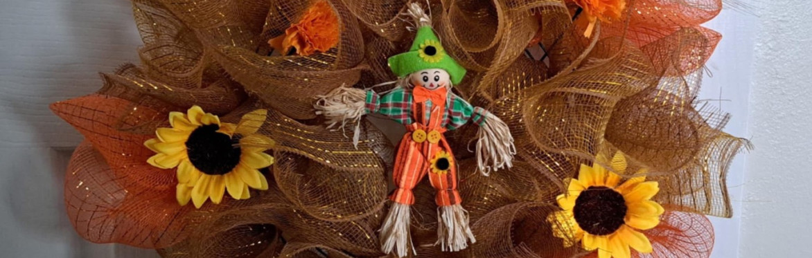 Autumn Mesh Wreath Making Workshop
