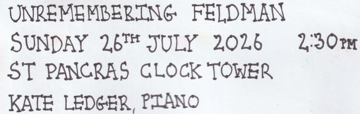 Unremembering Feldman