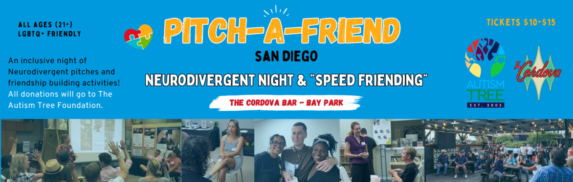 Pitch-A-Friend Neurodivergent Night + Speed Friending!