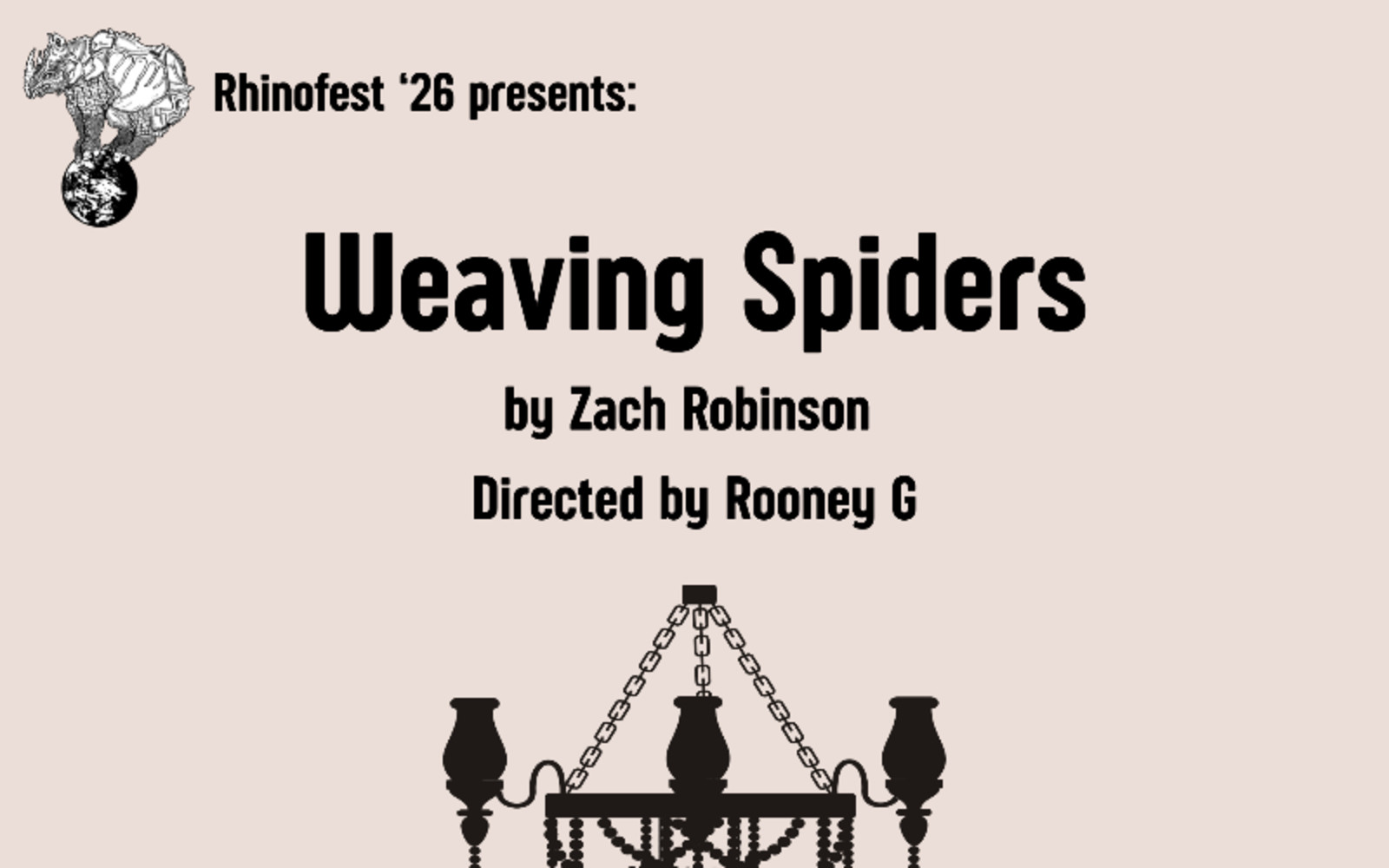 Weaving Spiders — Zach Robinson — Rhino Fest 2026