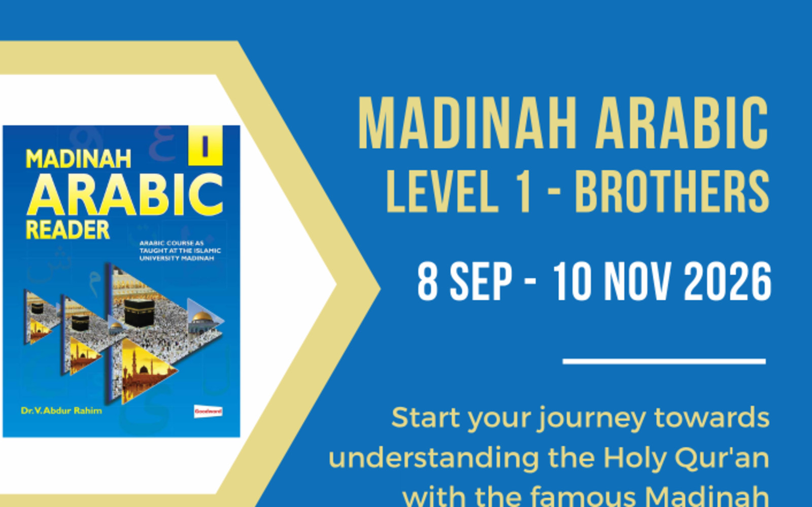 Madinah Arabic 1 - Brothers Only