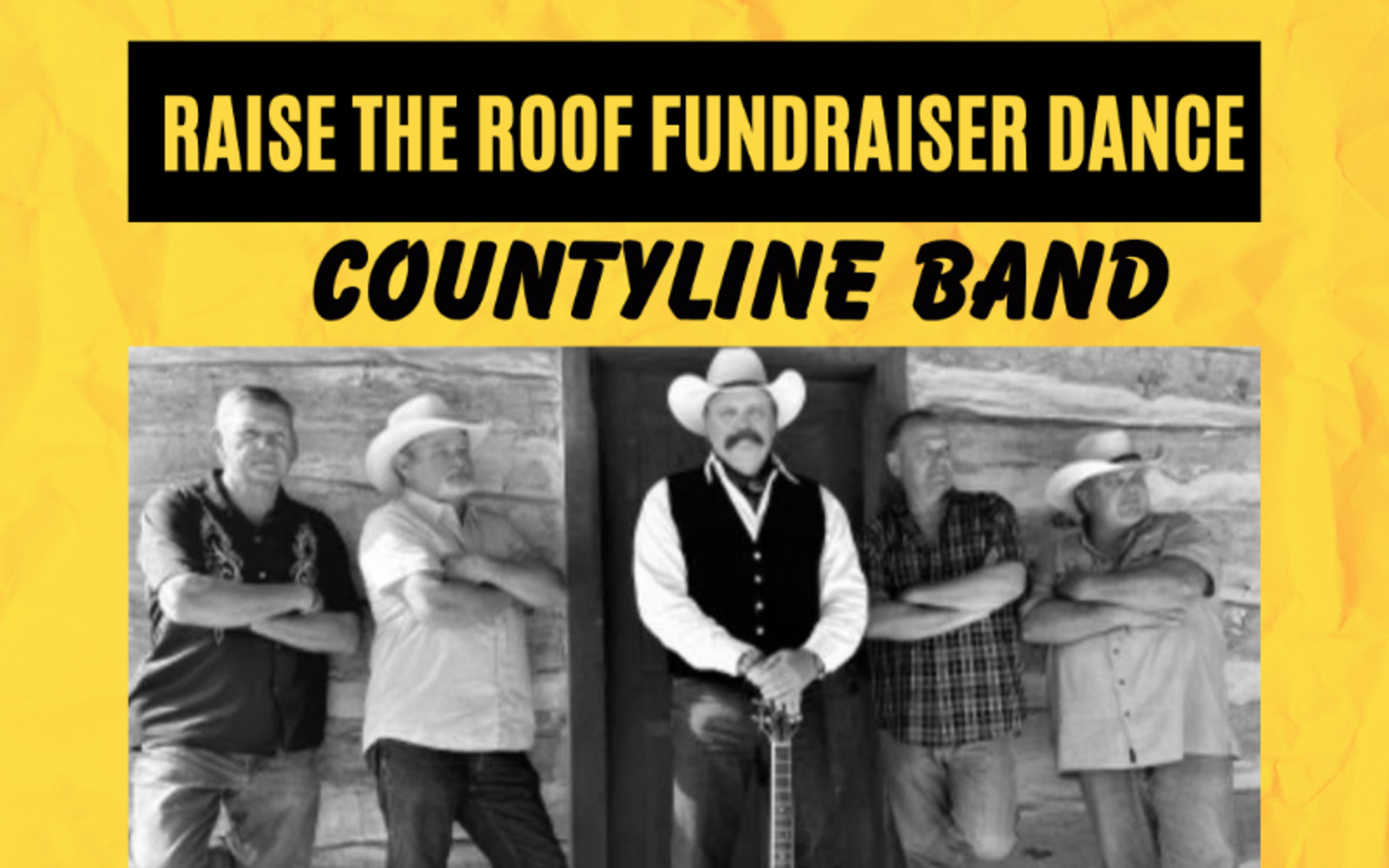 Raise the Roof Fundraiser Acoustic Show by Logan Papp followed by Dance with Countyline Band