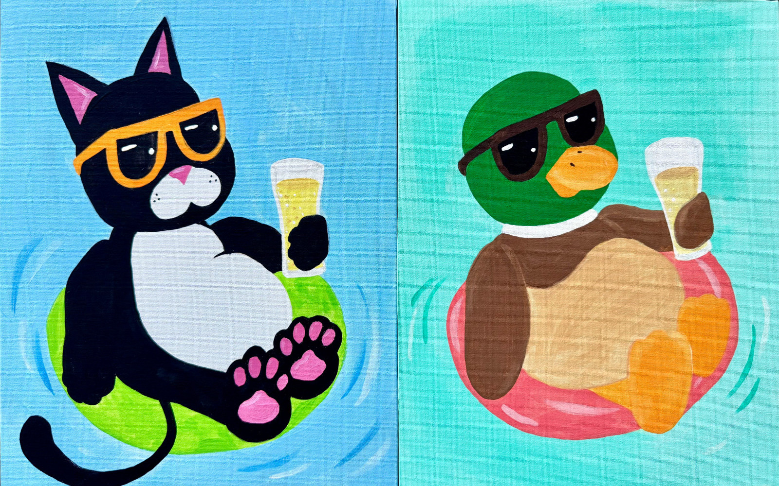 Paint & Sip at Solid Grill & Bar