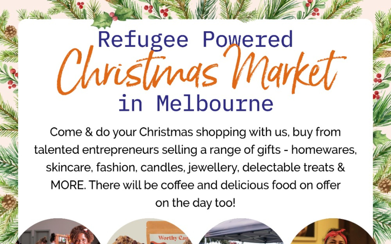 Refugee & Migrant Powered Christmas Market in Melbourne!