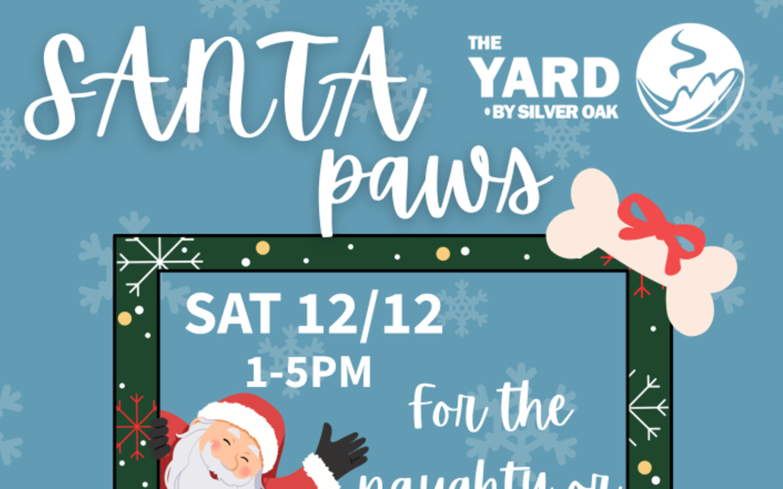 Santa Paws - A meeting with Santa for our furry friends!