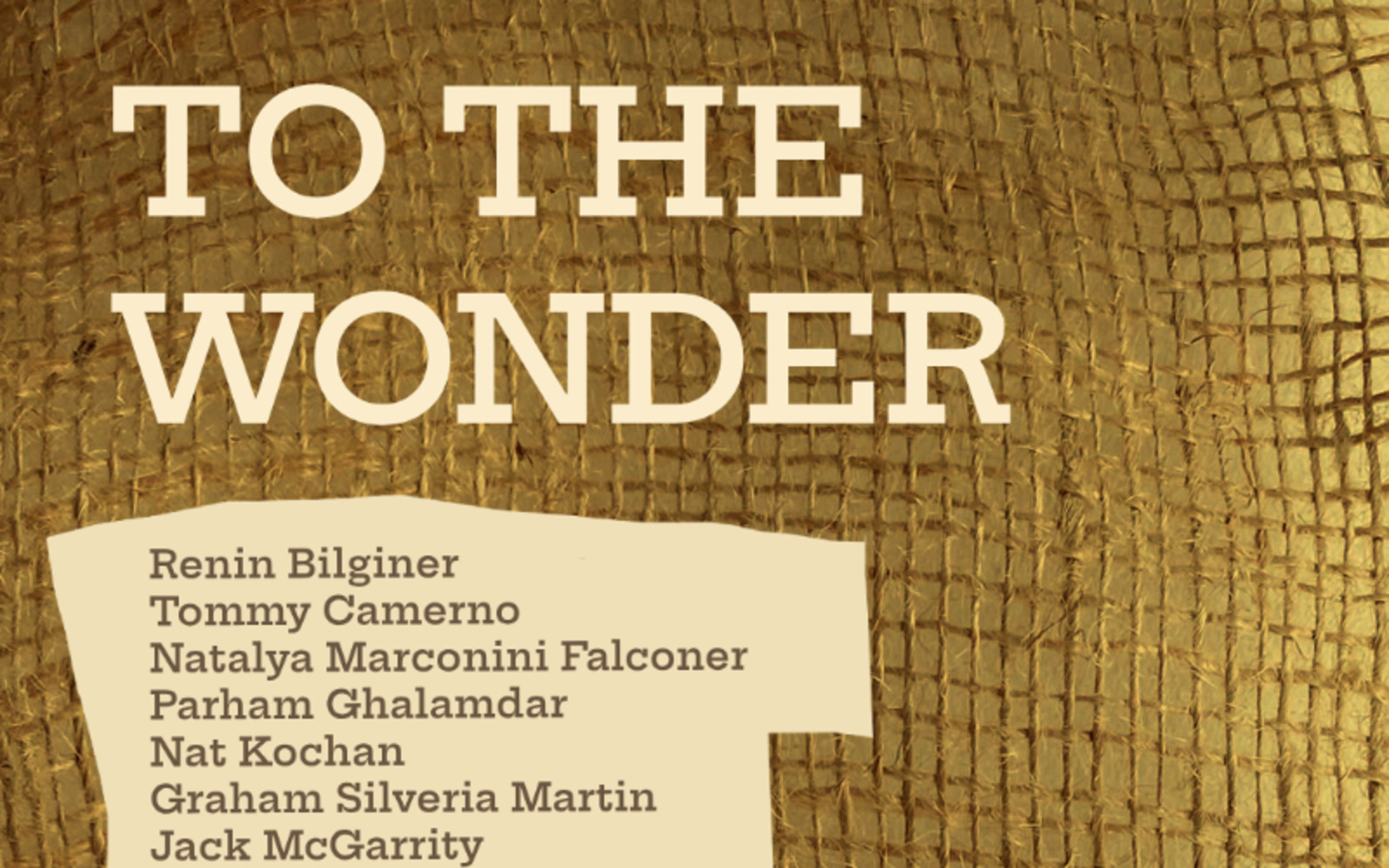 Hypha Frieze | Private View - To the Wonder