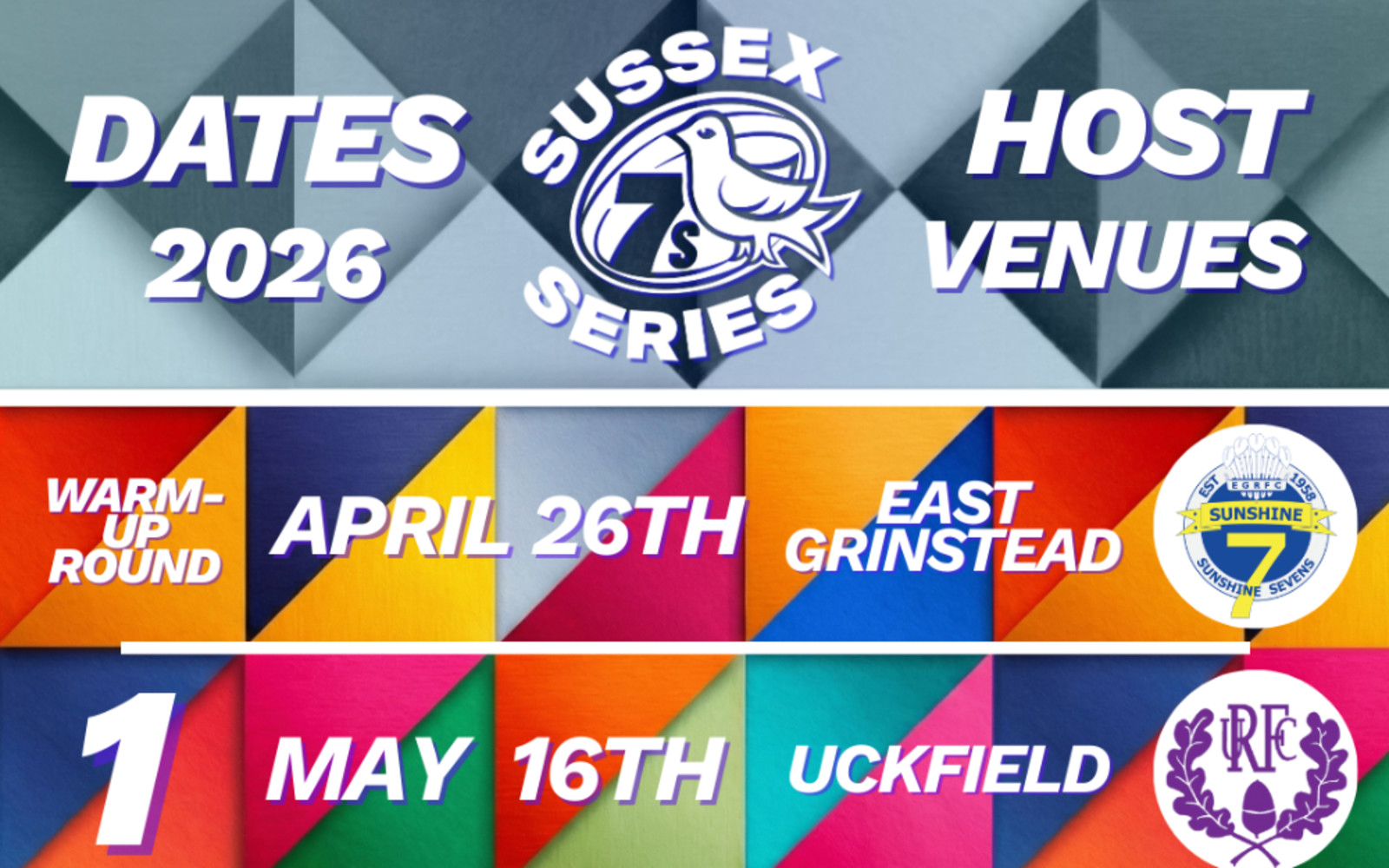 TEAM ENTRY Sussex 7s Series 2026 - INDIVIDUAL DATES