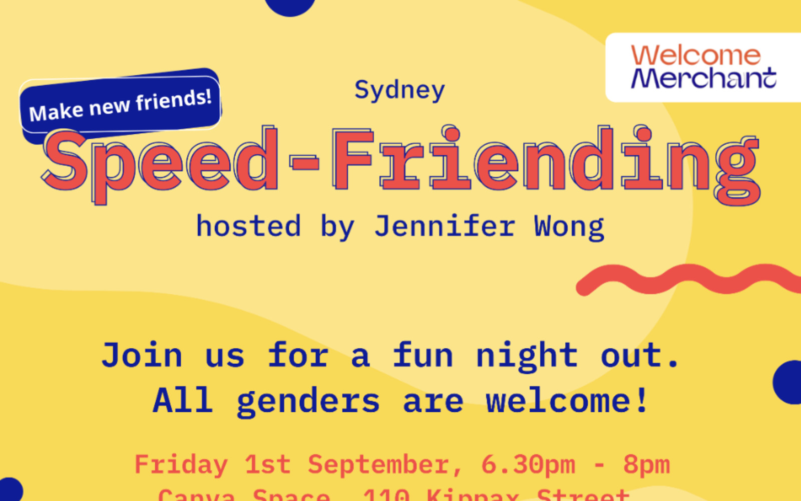 MAKE NEW FRIENDS! A Speed Friending Event in Sydney