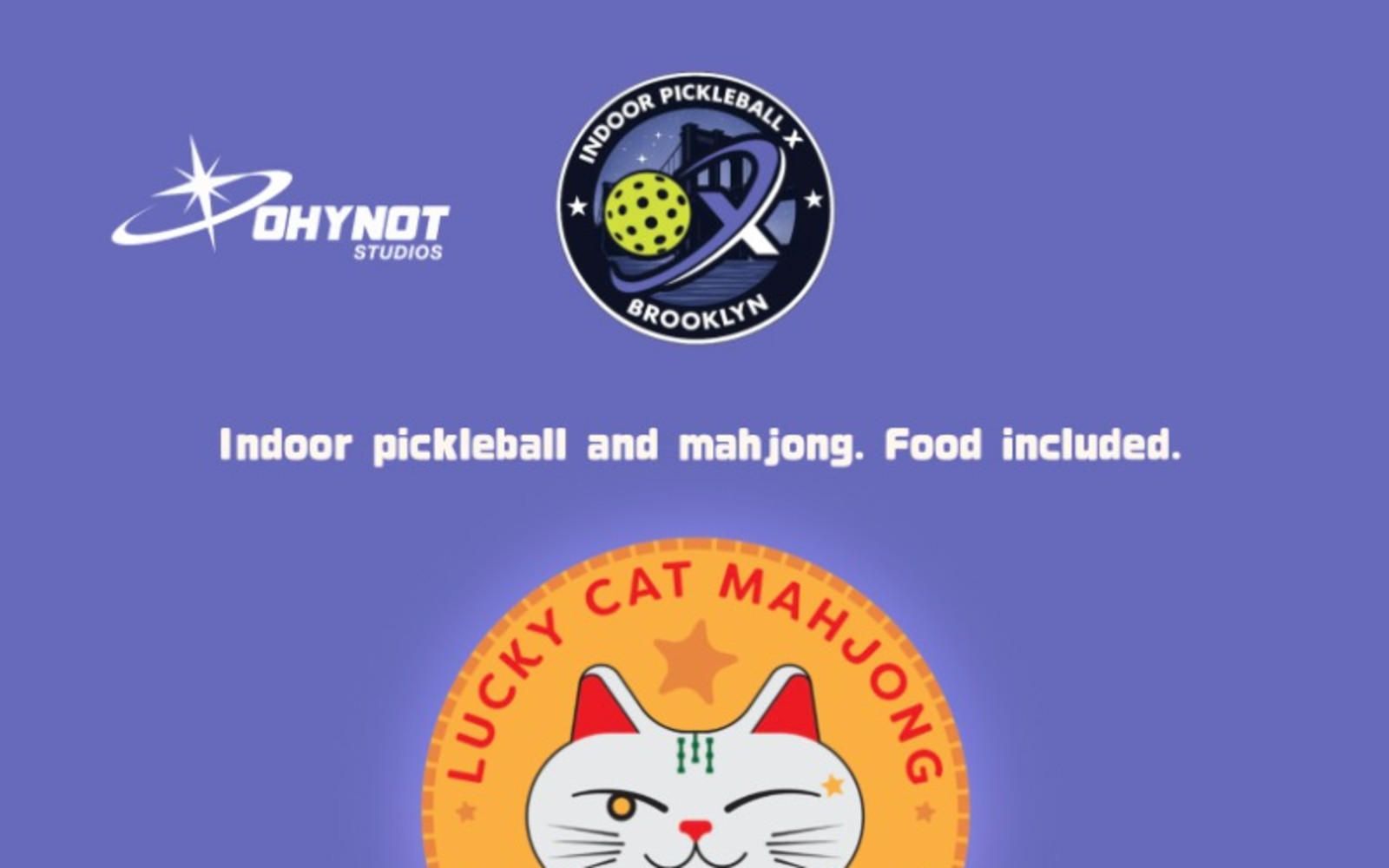 Mahjong at Indoor Pickleball X