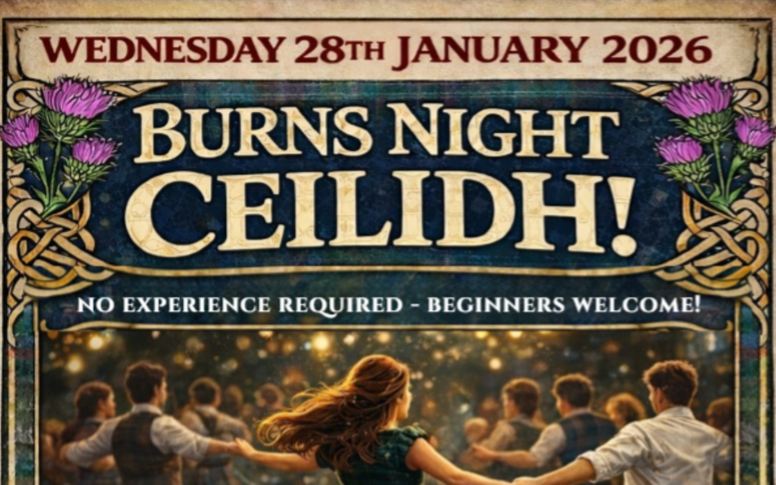 Burns Night Ceilidh with @JohnTheCaller