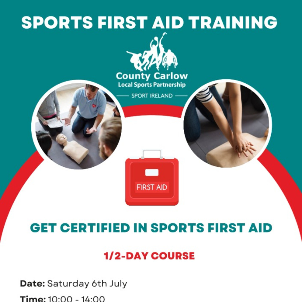 Sports First Aid - 1/2 Day Course - August 10th