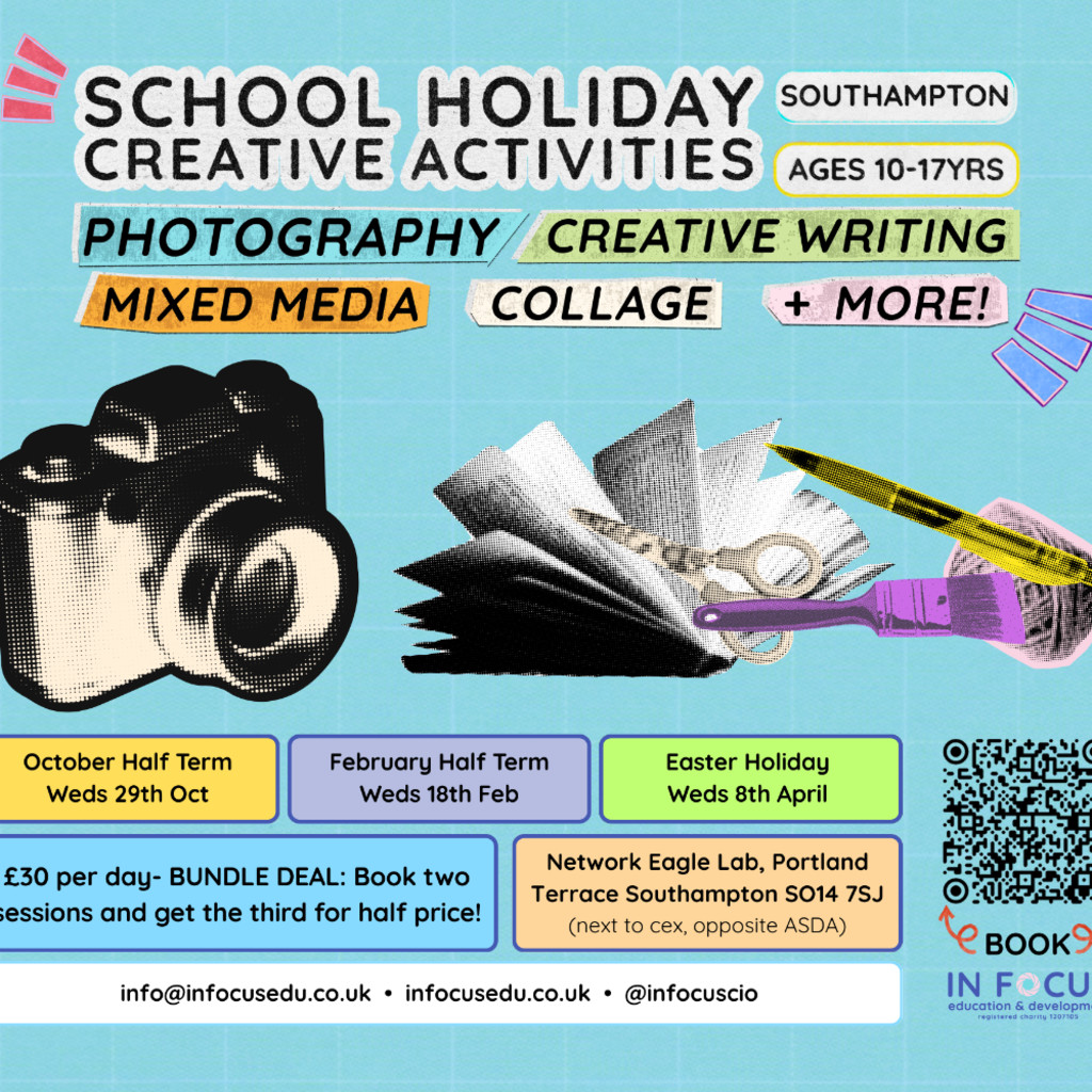 Photography & Arts School Holiday Activities with In Focus