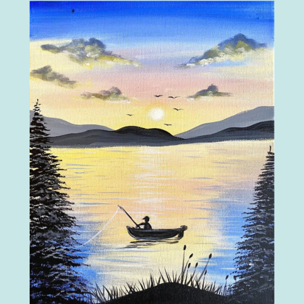Paint & Sip at Paisans Pizzeria in Belmont Cragin