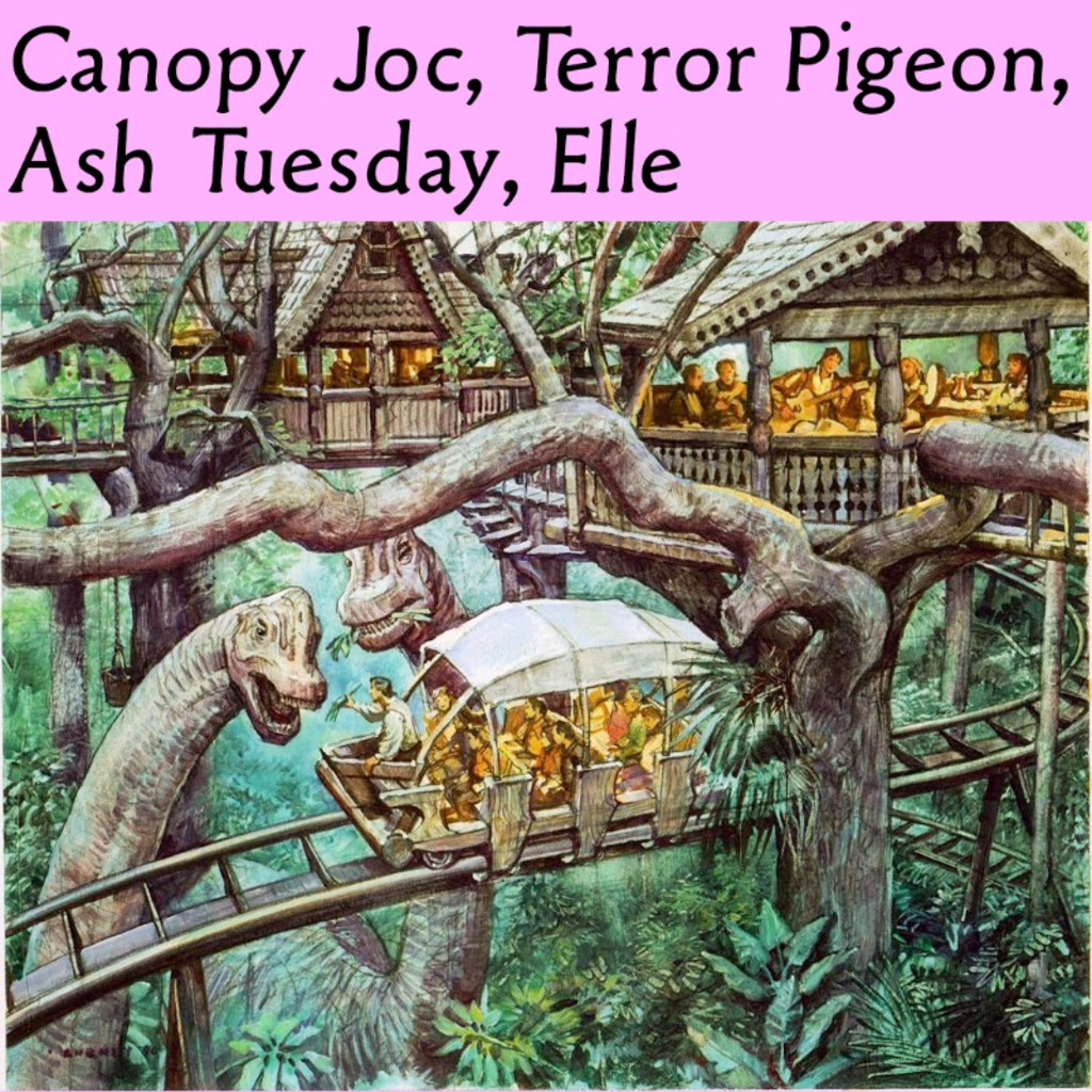 Canopy Joc, Terror Pigeon, Ash Tuesday and Elle at The Supermarket