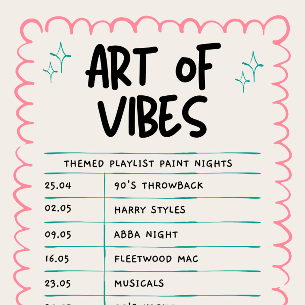 Art of Vibes: Themed Paint Sessions