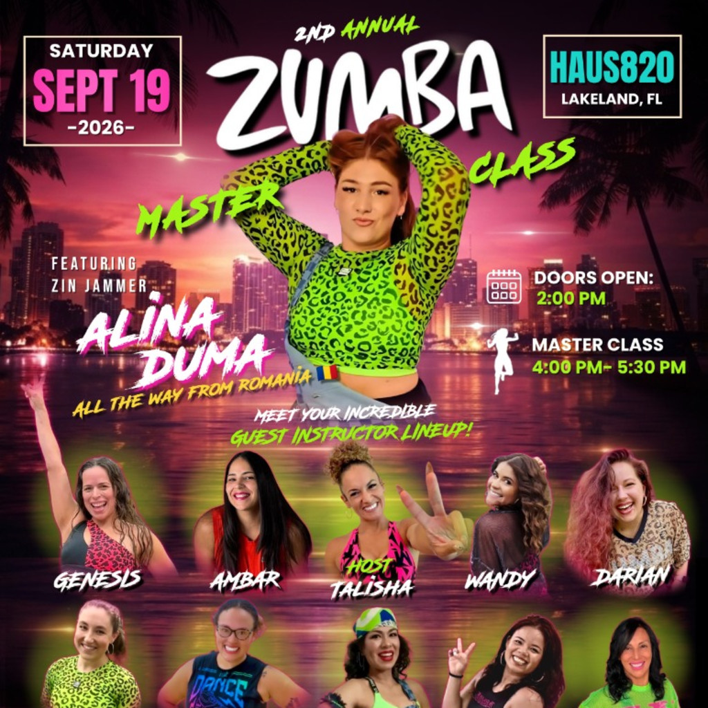 Zumba® Master Class with Zumba® Jammer Alina Duma