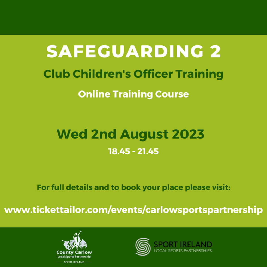 Safeguarding 2 (Online via Zoom)