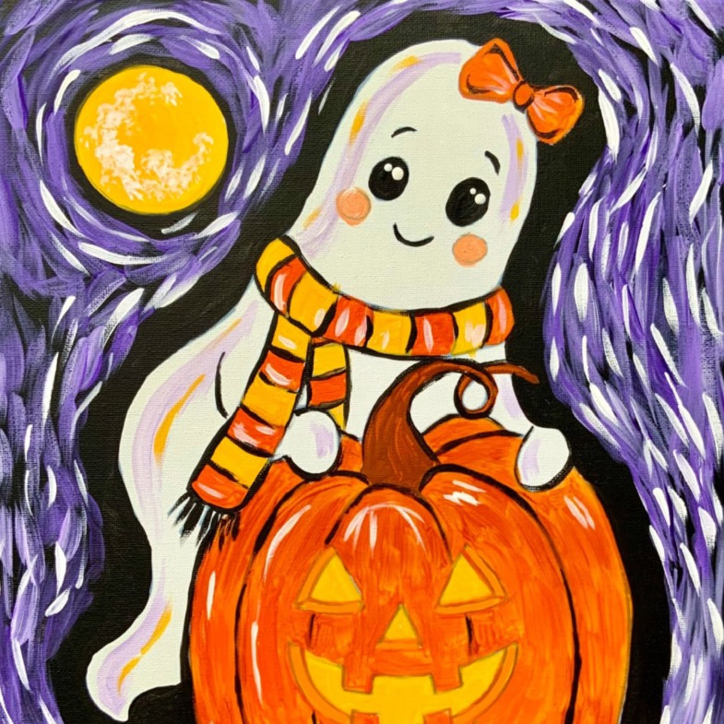Ghostie Pumpkins Paint Party