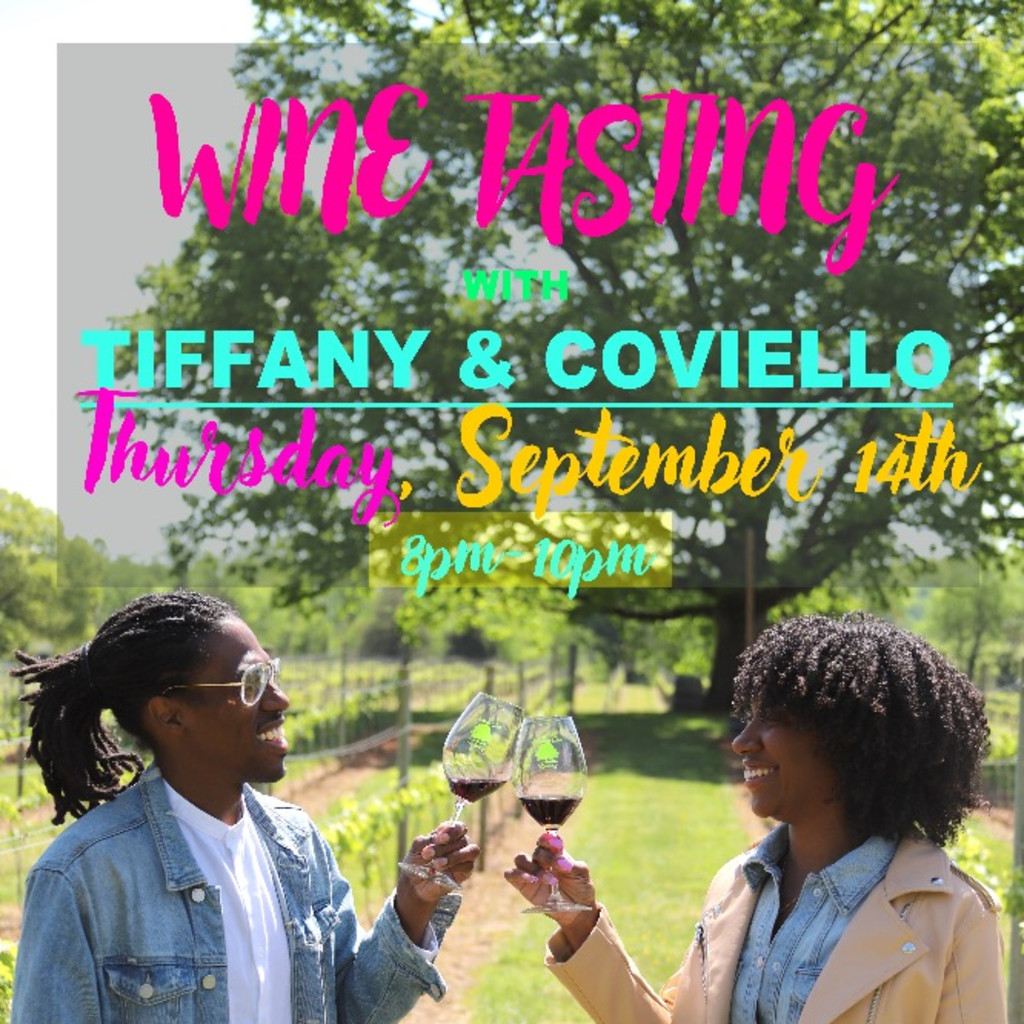 Wine Tasting with Tiffany & Coviello on Salon Night