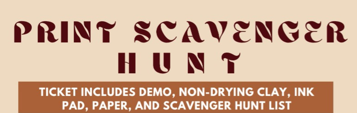 Print scavenger hunt workshop