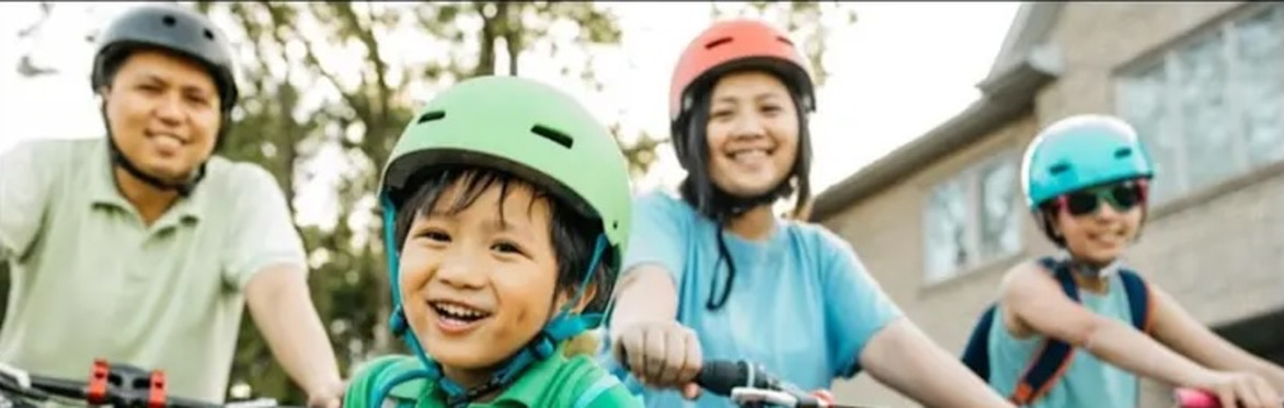 Family cycling