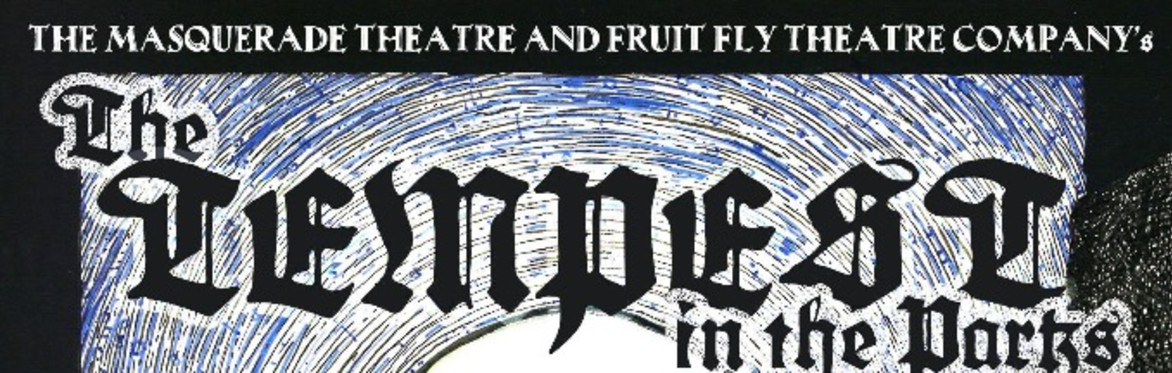The Tempest in the Parks in black bold letters