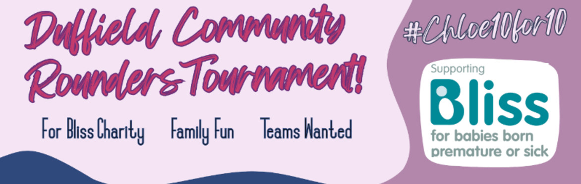 #Chloe10for10 Community Rounders Tournament for Bliss!
