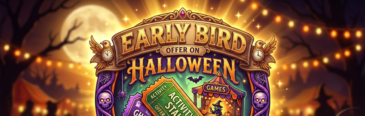 Early Bird Halloween Activity Stall Tickets – 13 for £5