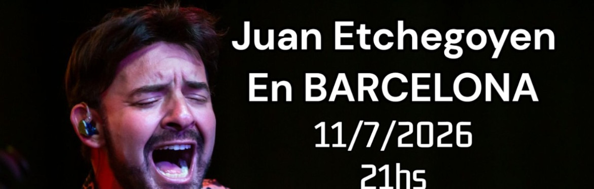Juan Etchegoyen en Barcelona. Sinestesia (Sta Caterina 52-54) 11 de Julio. 21hs