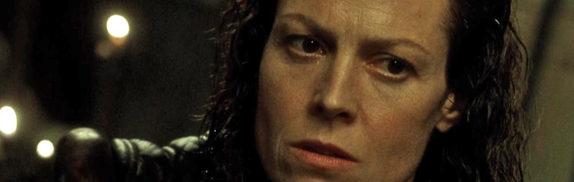 Close up of Ripley's face looking concerned