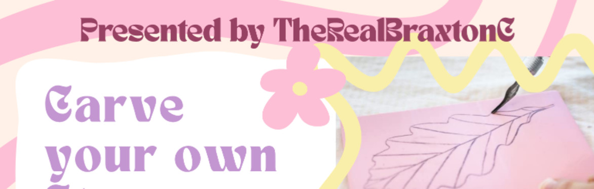 Carve your own rubber stamp