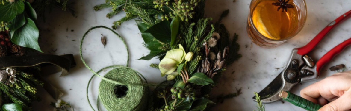 Luxury Christmas Wreath Making Workshop