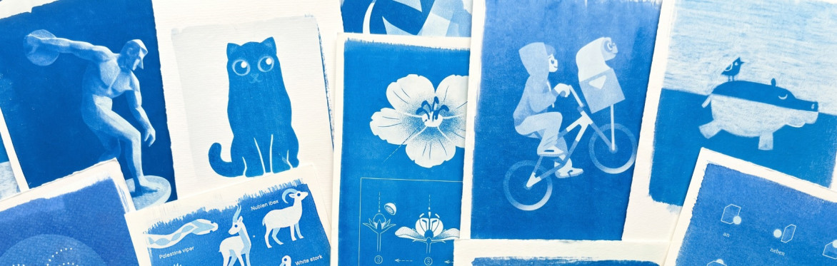Printmaking with Cyanotype