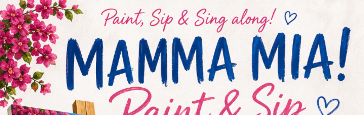 Sip and paint - Mama mia Greek island edition At Edisford Bridge Country Pub