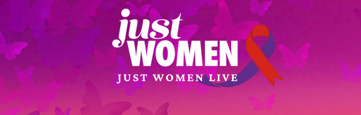 just women, just women live, backround with butterflies