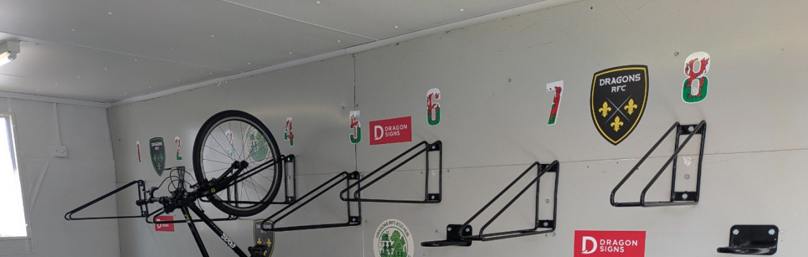 Dragons v Cardiff bike storage booking