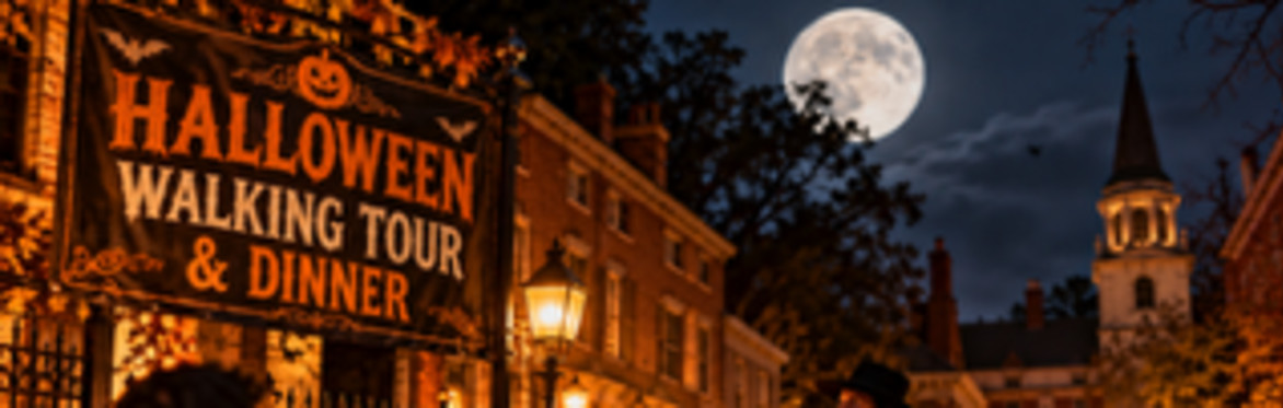 Halloween Dress up Dinner and Historic Walking Tour Experience