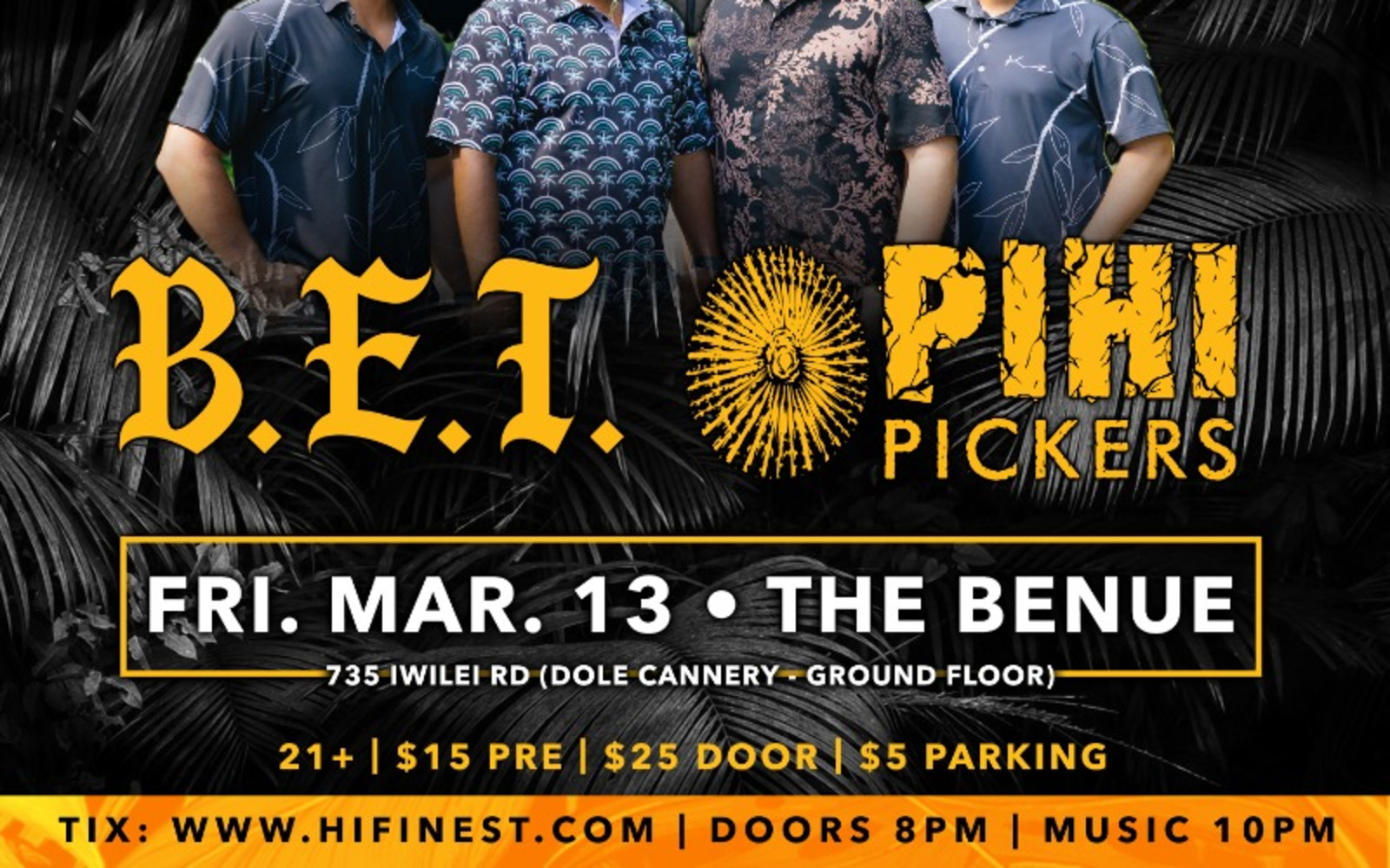 Revive the Live Concert Series feat. B.E.T. + Opihi Pickers