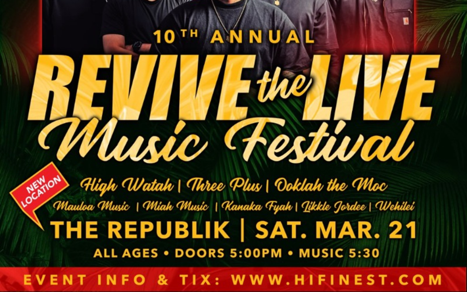 10th Annual Revive the Live Festival
