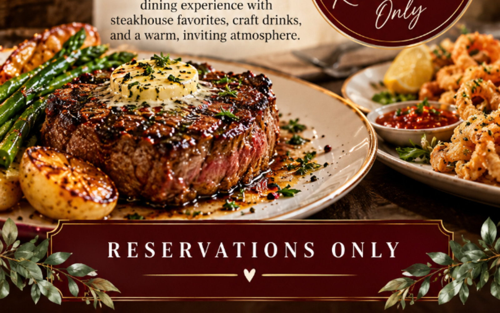 Steakhouse Night Dining Reservation