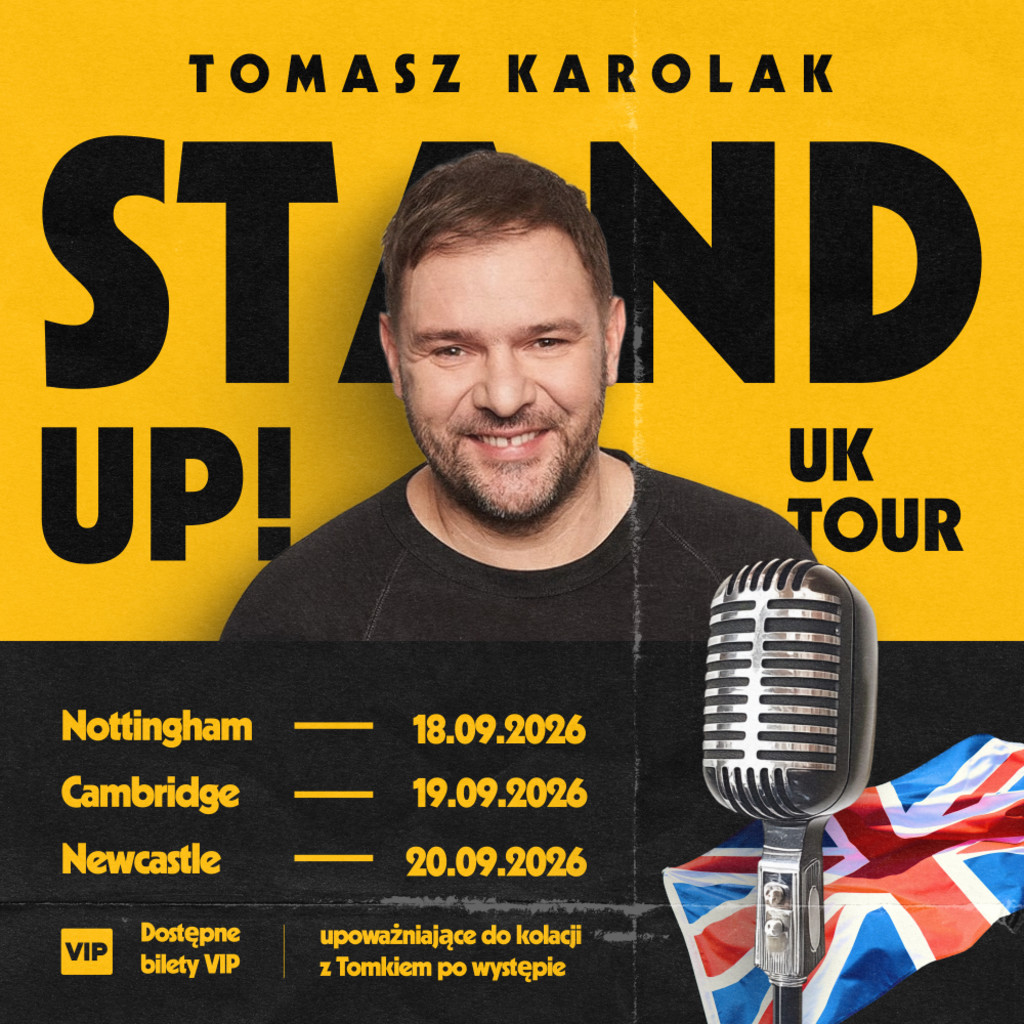 Tomasz Karolak stand-up | Nottingham, Cambridge, Newcastle 2026