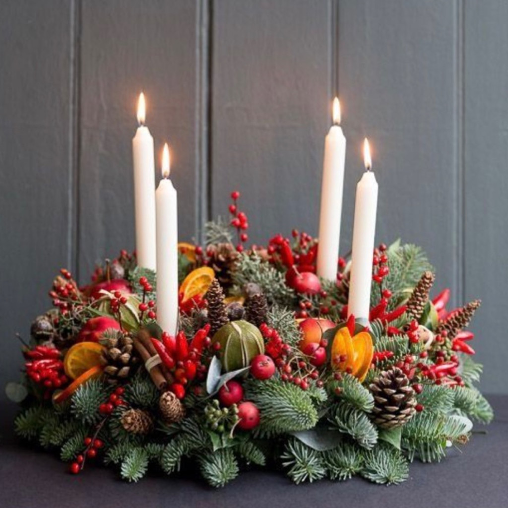 Danish Advent Candle Wreath Workshop