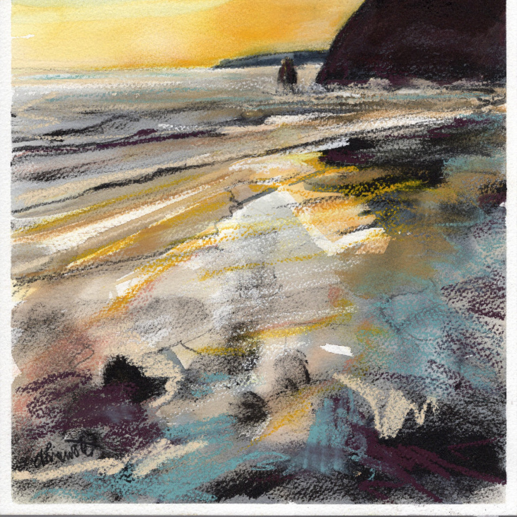 Expressive land/seascapes in mixed media, full day workshop - £70