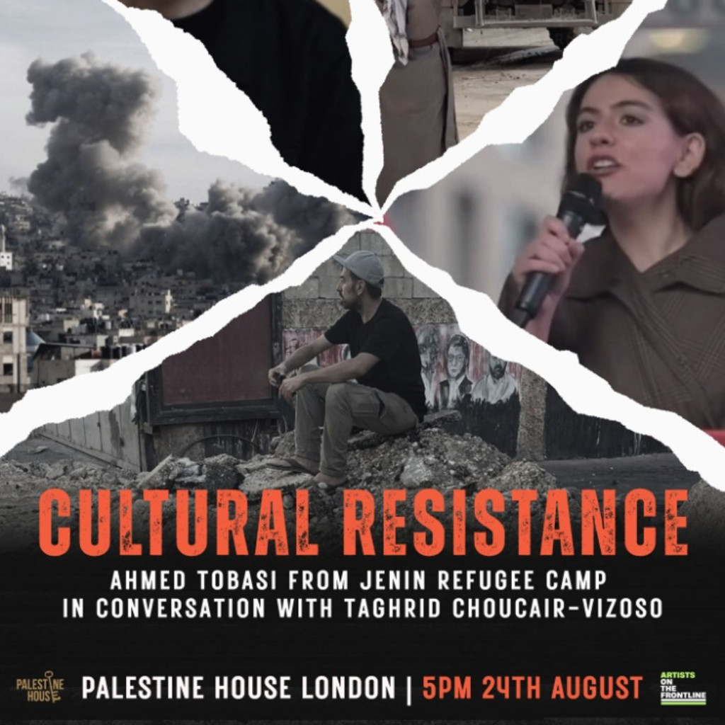 Ahmed Tobasi in conversation with Taghrid Choucair-Vizoso