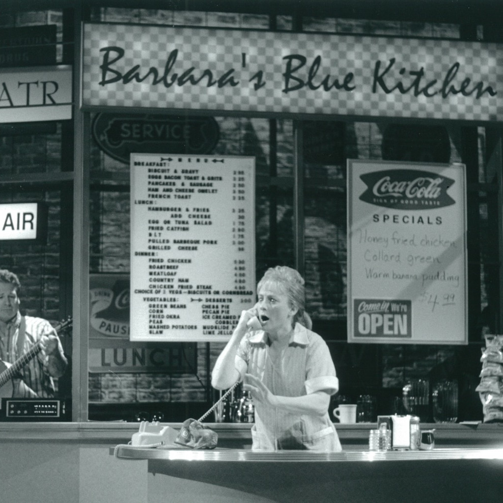 Barbara's Blue Kitchen by Lori Fischer