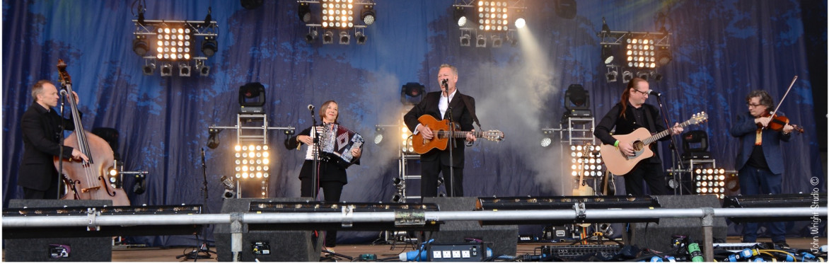 The Gerry Colvin Band Riverside Concert, Fowey Gallants, Cornwall