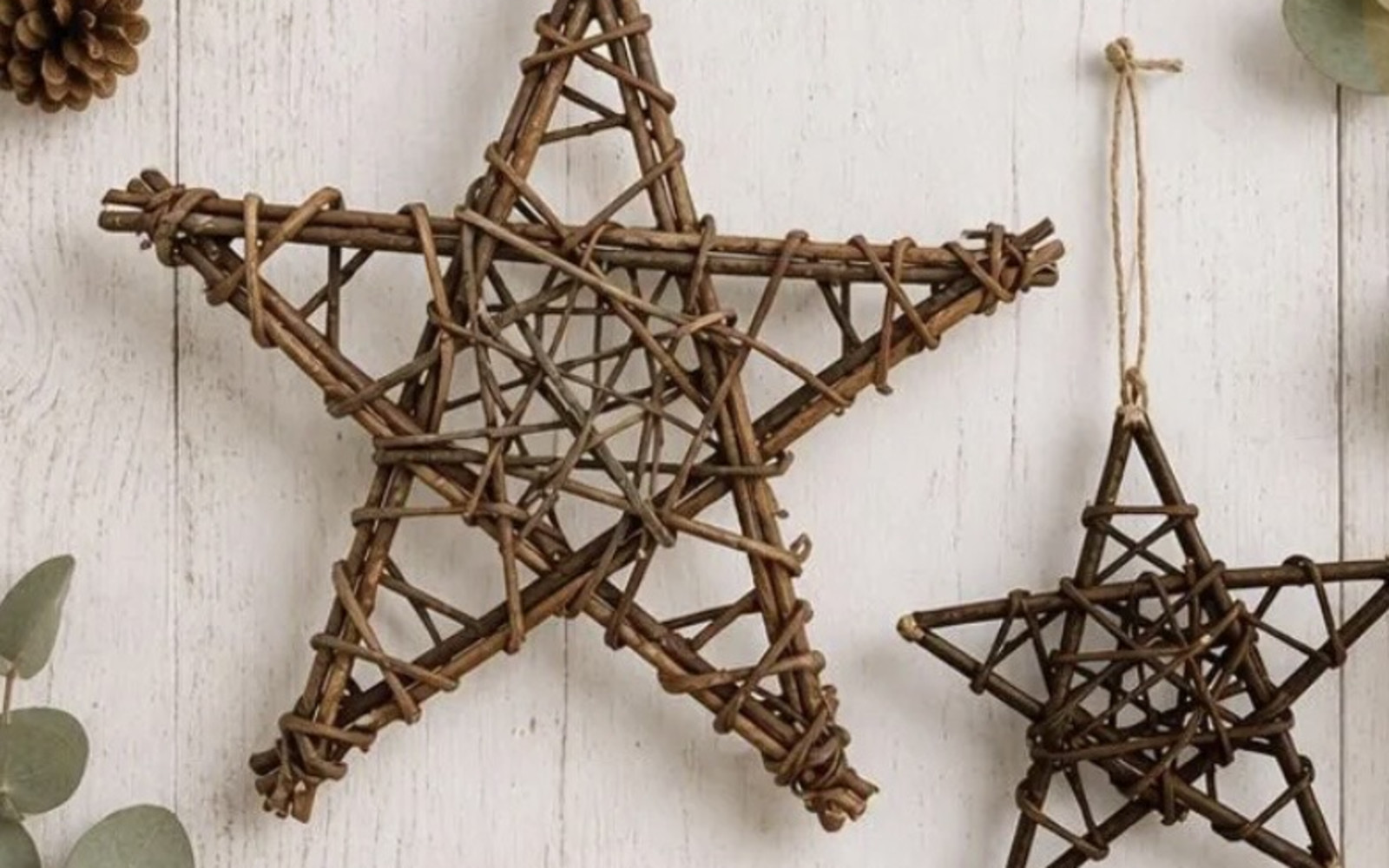 Christmas willow decoration