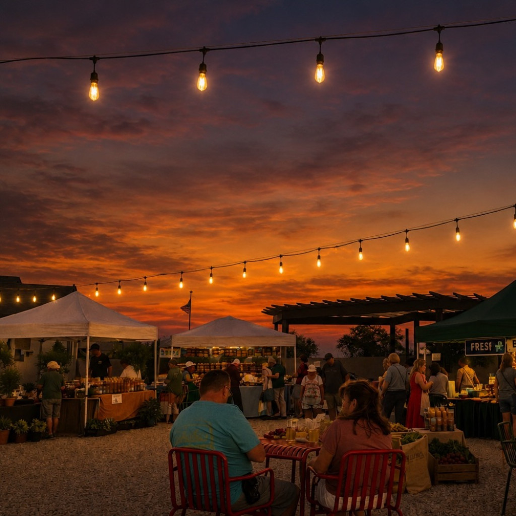 🌻summer night market 🛍️🍻