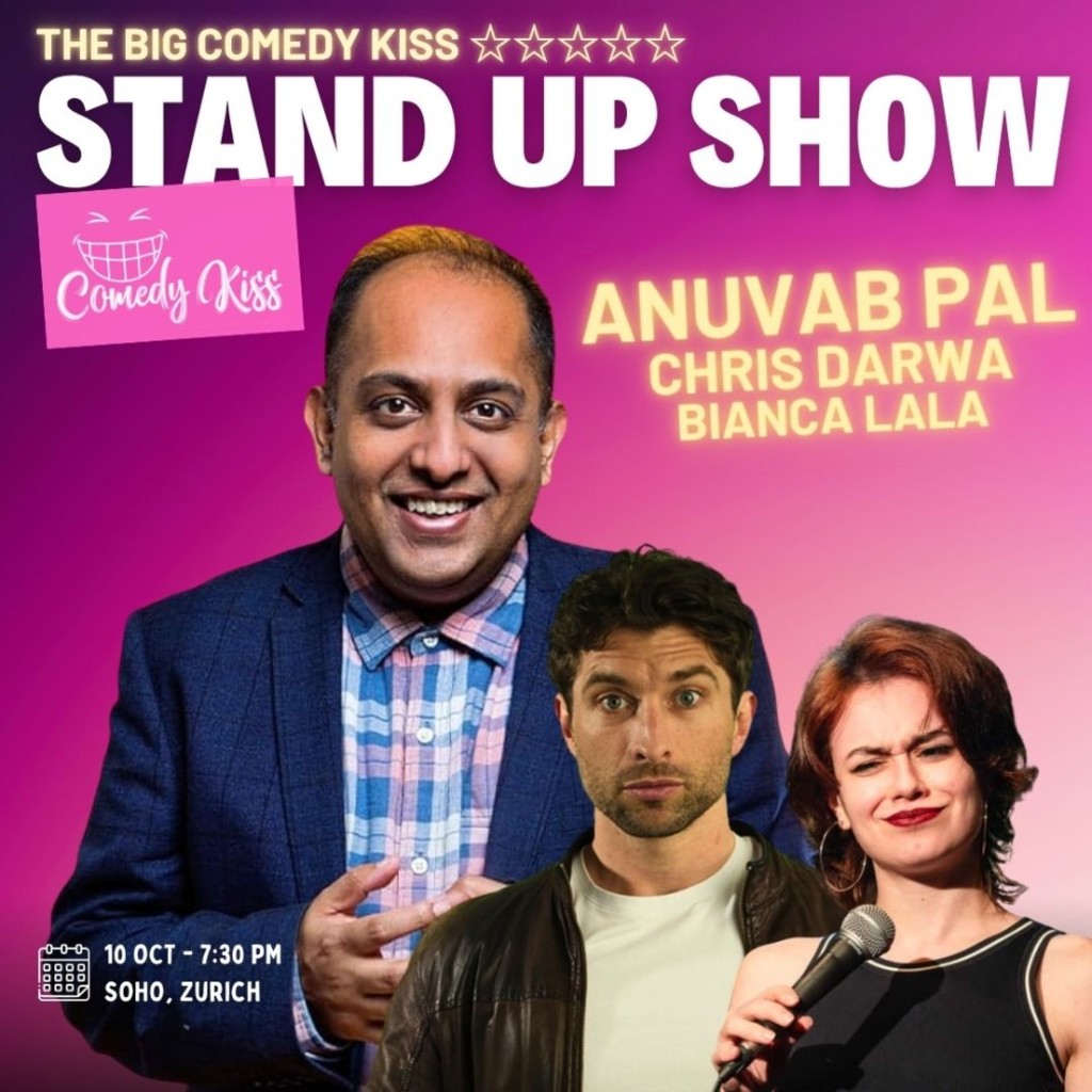 Nabil The Big Comedy Kiss Show with Anuvab Pal, Chris Darwa and Bianca Lalaalongside Adonis Bo Chakra and Shawn Jay