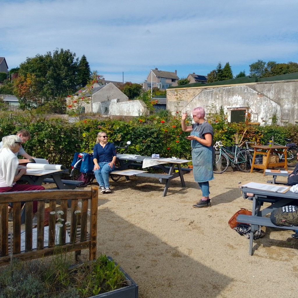 Art in the Garden – Soft pastels
